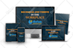 design 3d digital product mockup, online course bundle
