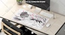 make 2d deskmat mousepad illustration for your brand
