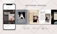 editable canva templates for instagram, linkedin carousel designs