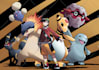 draw your pokemon team and you as a trainer