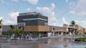 create 3d exterior of a building with renderings