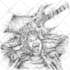 create cool scribble portrait art vector from portrait photo