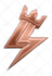replicate your logo design or text as metalllic effect