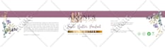 design feminine beautiful makeup cosmetic flyer and cards