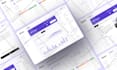 design saas CRM dashboard UI in figma
