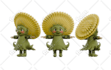 create cute chibi 3d character modeling and stylized rendering