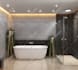 create design and rendering 3d interior for your bathroom and toilet