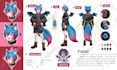 design character sheet or reference sheet for your character