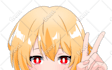 draw a peeker sticker for your webstore or private use
