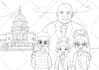 draw coloring pages for kids and children