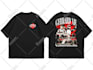 do vintage nascar tshirt design for printify or printful