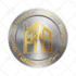 design realistic gold coin with your logo