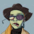 make your cartoon zombie portrait
