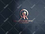 do luxury modern minimalist elegant monogram text initial letter logo design
