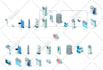 design amazing isometric illustration for web and app