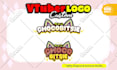 design custom vtuber logo for your live2d vtuber model on cute anime manga style