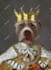 do a custom renaissance royal pet portrait to oil painting