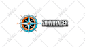 do text logo and complex with photoshop
