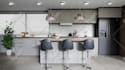 design kitchen or bathroom with ikea furniture or custom 3d rendering