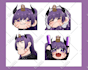 draw cute custom emotes for your twitch in my style