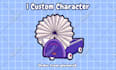 design cute cartoon character simple illustration