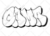 draw original graffiti throw up for you