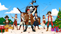 create an epic family or group cartoon illustration