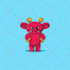 design cute animal cartoon character