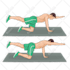 draw poses, exercise, workout, yoga illustration step by step