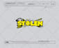 design typeface or typography cyberpunk, futuristic logo
