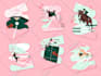 create flat vector character illustration for book, website