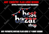 create usa flag logo design