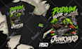 create illustrations for t shirts clothing merch in 24 hours