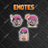 design unique twitch or discord emotes for you