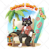 draw custom cute cartoon portrait, cute pet portrait