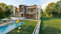 do 3d rendering architecture exterior and interior design