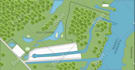 create  master plan, site plan, or map illustration for real estate