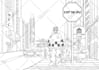 design digital sketch and line art illustration