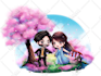 draw couple in anime style