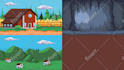 create pixel art backgrounds for video games and animation