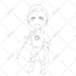 draw you as a superhero chibi