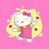 create t shirt design animal food illustration in cute kawaii style