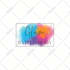design eyelashes, nails and makeup watercolor signature logo