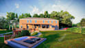 create backyard landscape design, pool garden and patio