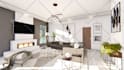 create an excellent architectural design in 3d model