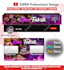 design eye catching youtube banners and logo that pop