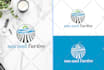 design highly creative feminine hand drawn logo design for your branding