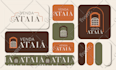 design a minimal logo and full visual brand identity