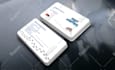 design a modern luxury business card with qr code for you