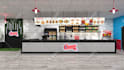 do retail store,restaurant interior design,3d rendering